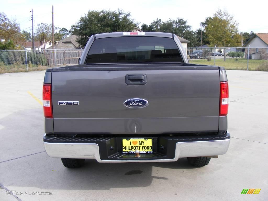 2006 F150 XLT SuperCrew - Dark Shadow Grey Metallic / Medium/Dark Flint photo #4