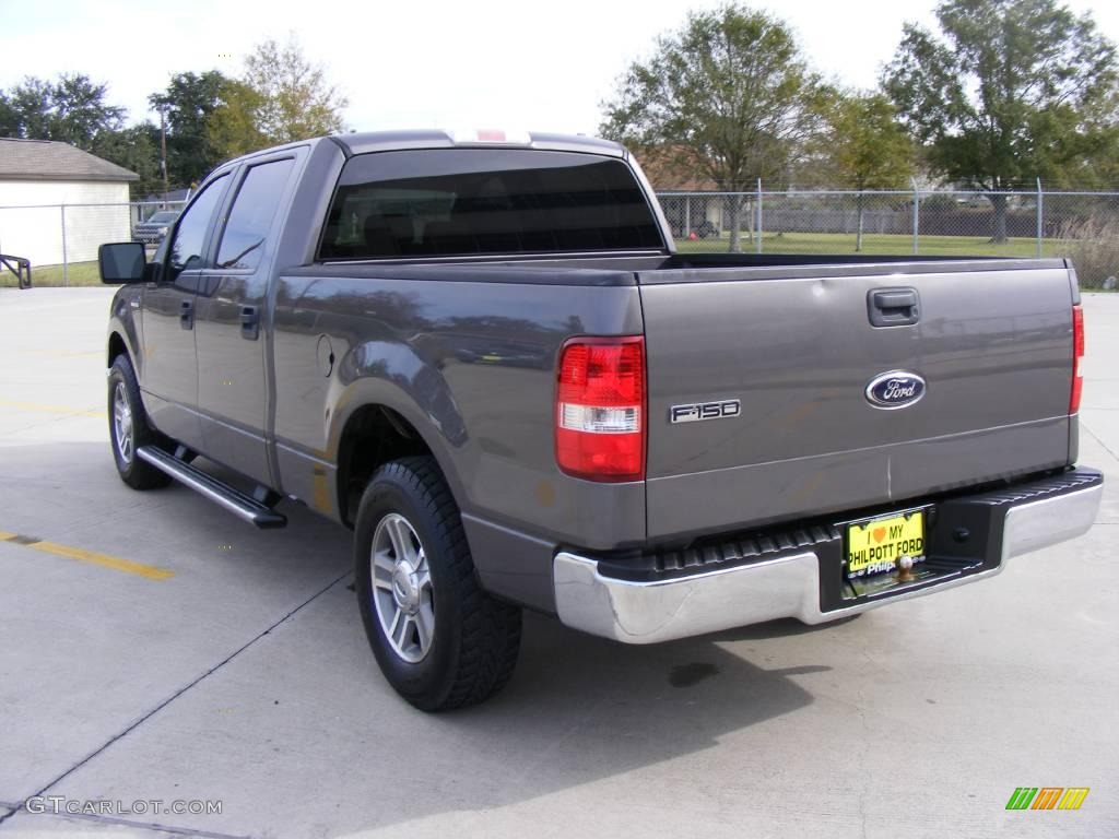 2006 F150 XLT SuperCrew - Dark Shadow Grey Metallic / Medium/Dark Flint photo #5