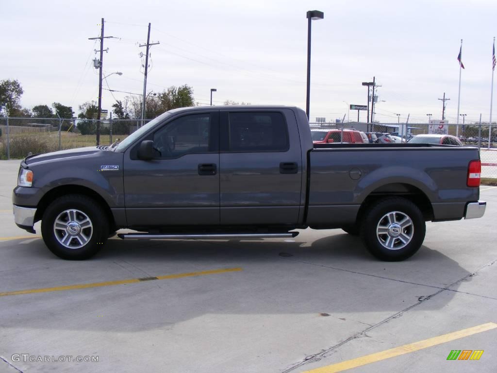 2006 F150 XLT SuperCrew - Dark Shadow Grey Metallic / Medium/Dark Flint photo #6