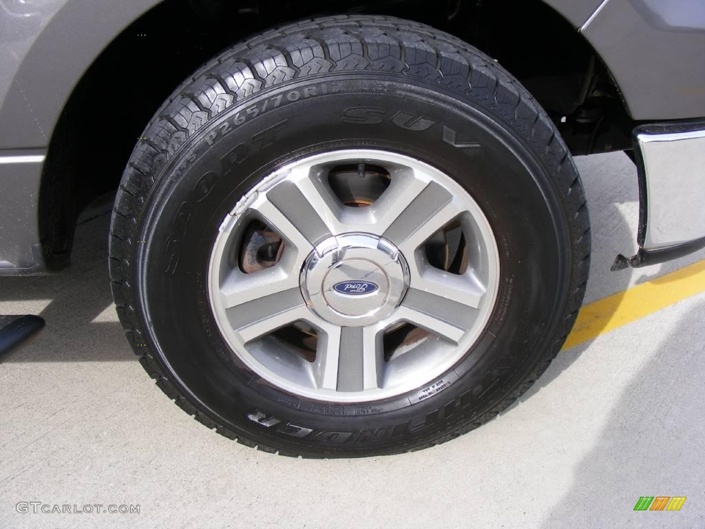 2006 F150 XLT SuperCrew - Dark Shadow Grey Metallic / Medium/Dark Flint photo #16