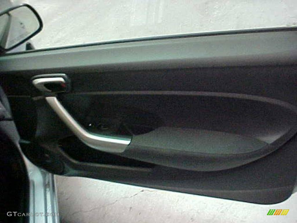 2007 Civic EX Coupe - Alabaster Silver Metallic / Black photo #15