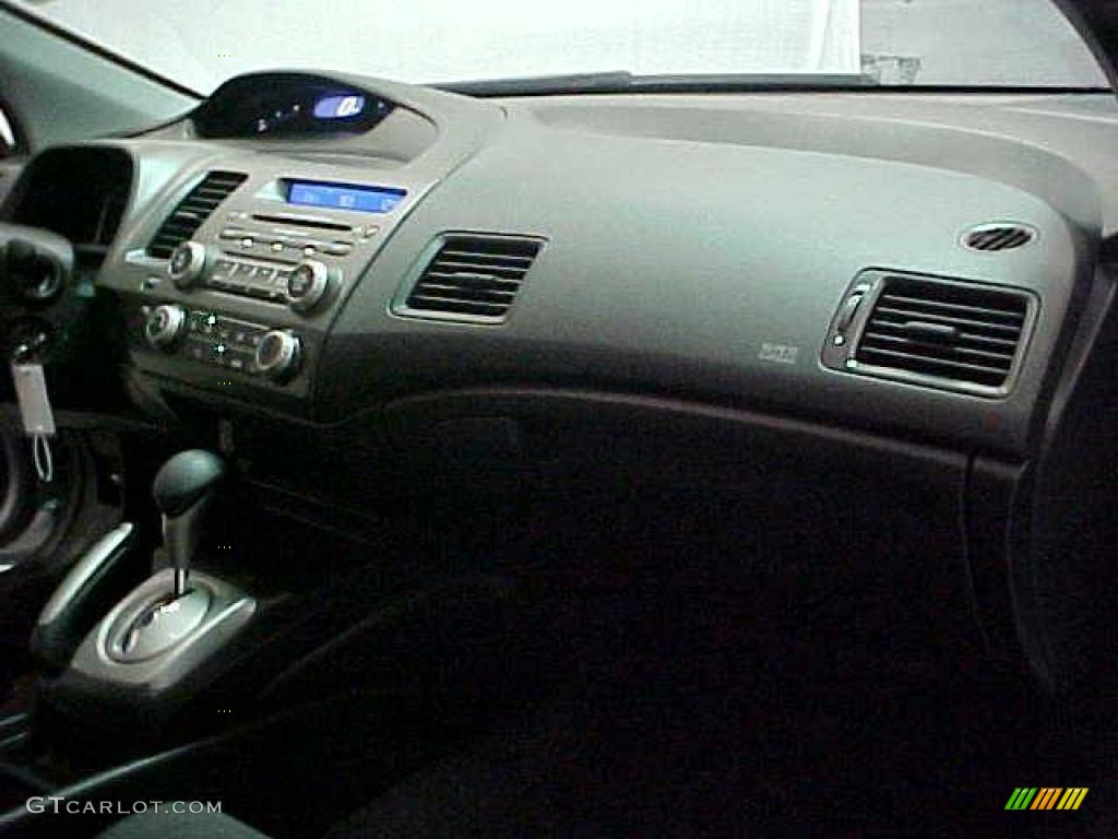 2007 Civic EX Coupe - Alabaster Silver Metallic / Black photo #16