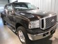 2006 Dark Shadow Gray Metallic Ford F250 Super Duty Lariat Crew Cab 4x4  photo #1