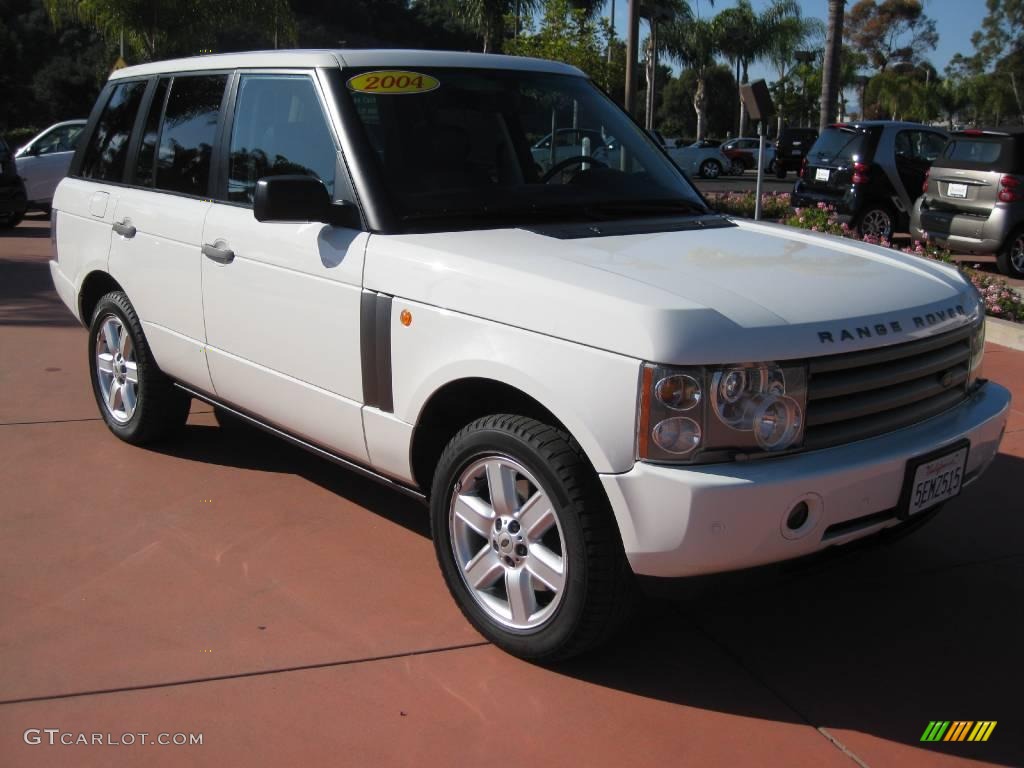 2004 Range Rover HSE - Chawton White / Charcoal/Jet Black photo #3