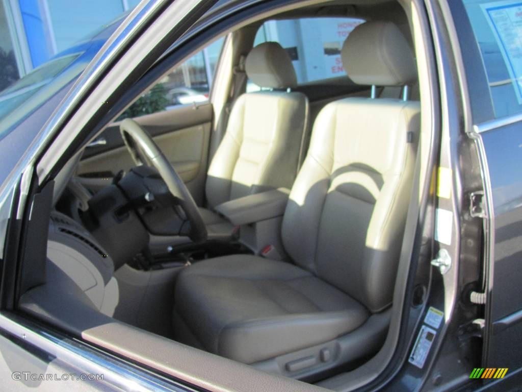 2007 Accord EX-L Sedan - Carbon Bronze Pearl / Ivory photo #17