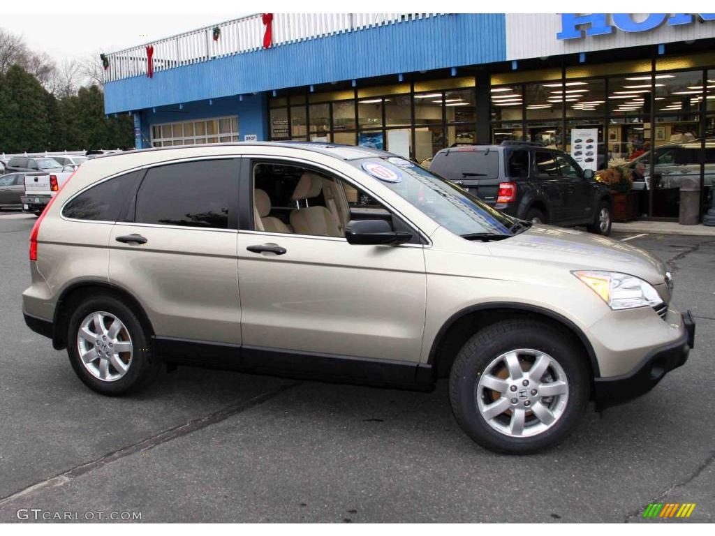 2007 CR-V EX 4WD - Borrego Beige Metallic / Ivory photo #4