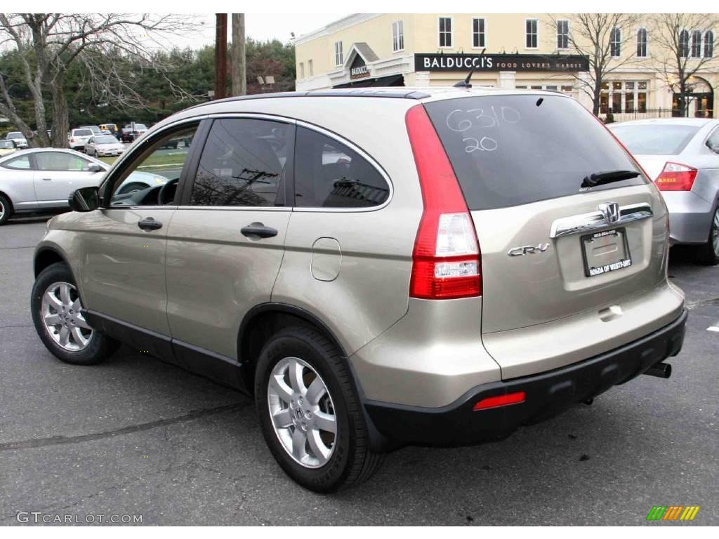 2007 CR-V EX 4WD - Borrego Beige Metallic / Ivory photo #8