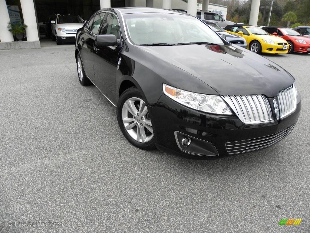 2009 MKS Sedan - Tuxedo Black Metallic / Cashmere photo #1