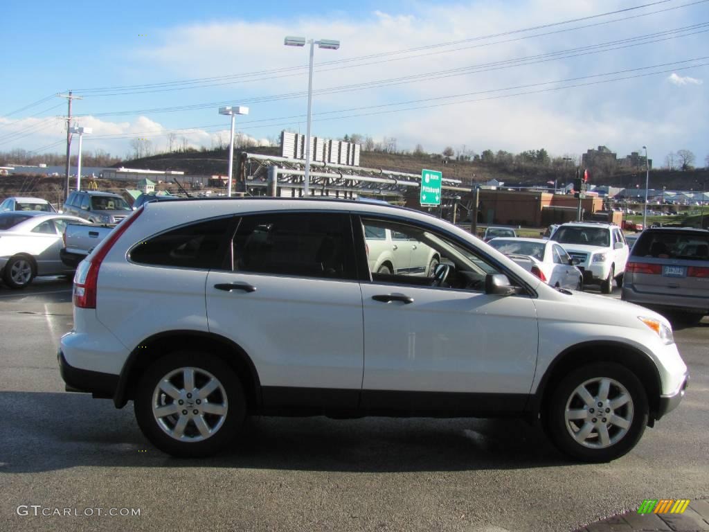 2007 CR-V EX 4WD - Taffeta White / Gray photo #7