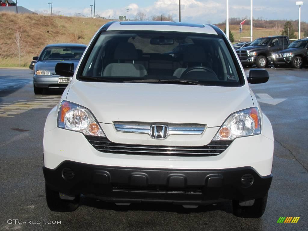 2007 CR-V EX 4WD - Taffeta White / Gray photo #10