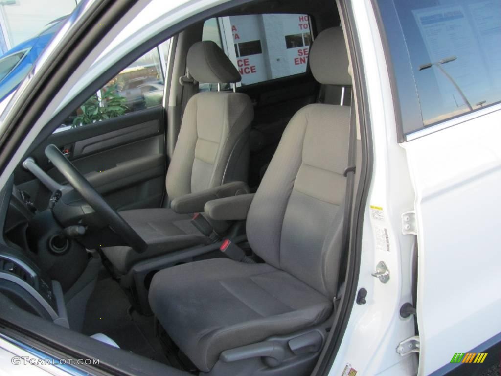 2007 CR-V EX 4WD - Taffeta White / Gray photo #11