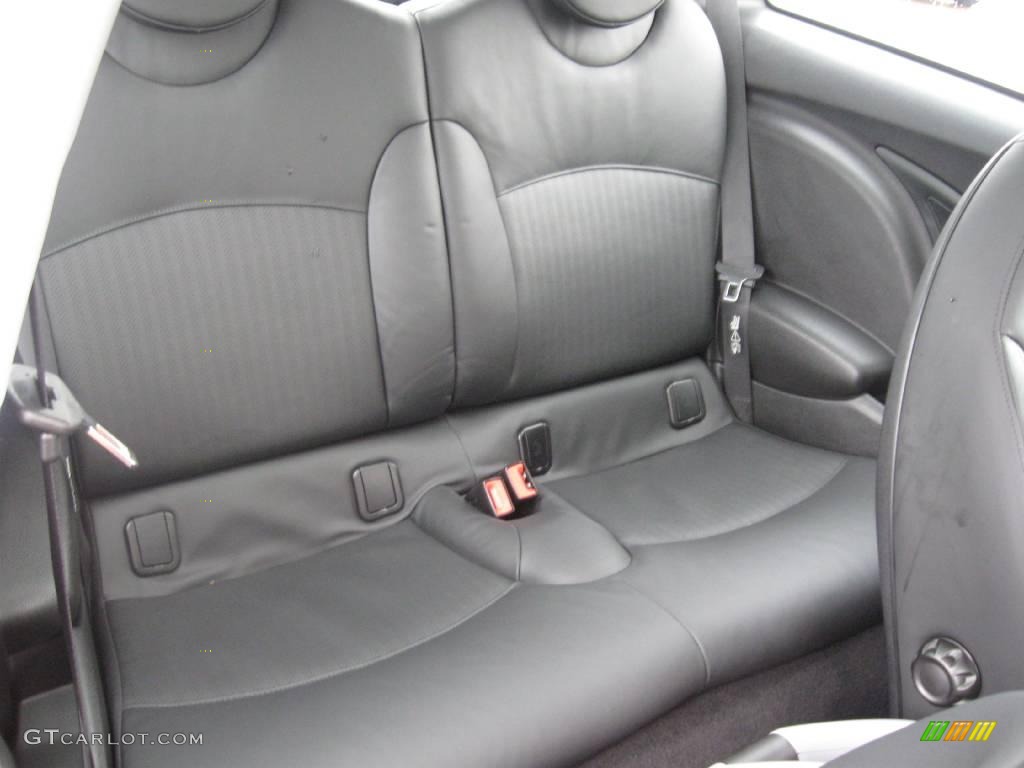 Punch Carbon Black Leather Interior 2009 Mini Cooper S Hardtop Photo #23057658