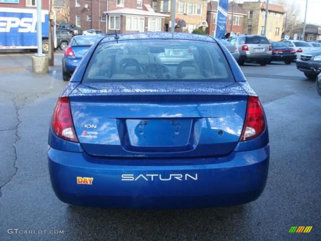 2006 ION 2 Sedan - Laser Blue / Gray photo #3
