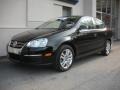 2007 Black Volkswagen Jetta Wolfsburg Edition Sedan  photo #2