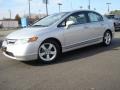 2008 Alabaster Silver Metallic Honda Civic EX Sedan  photo #2