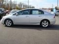 2008 Alabaster Silver Metallic Honda Civic EX Sedan  photo #3