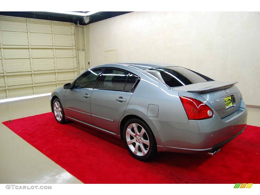 2007 Maxima 3.5 SE - Precision Gray Metallic / Charcoal photo #4