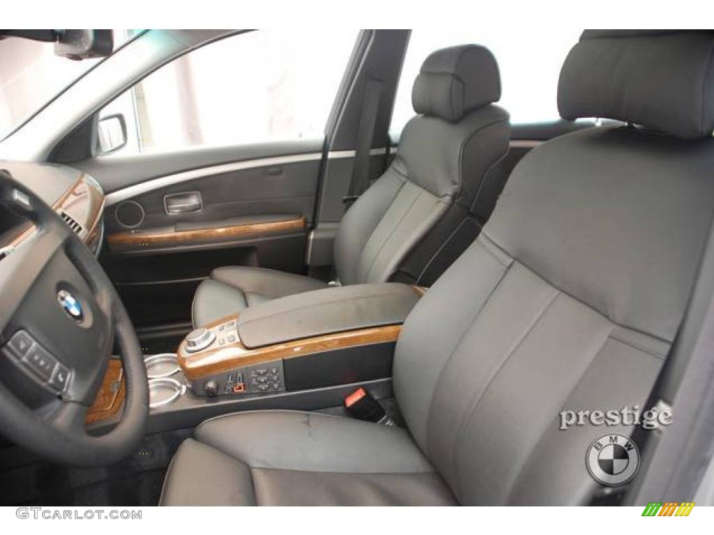 2008 7 Series 750Li Sedan - Titanium Silver Metallic / Black photo #4