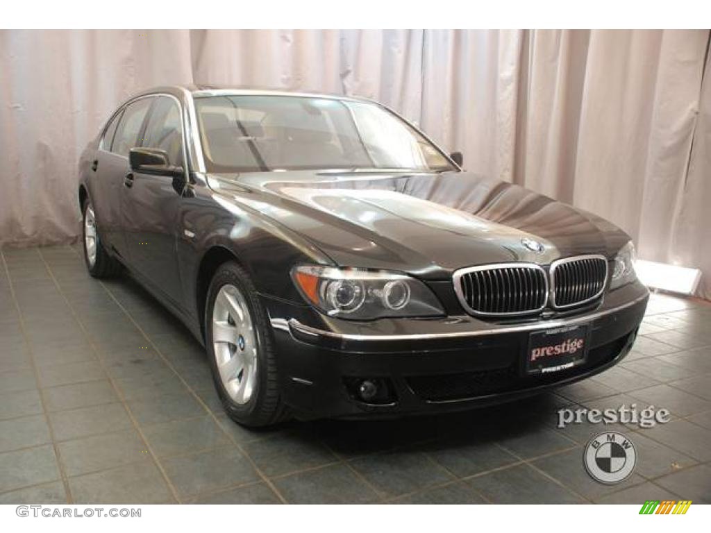 2008 7 Series 750Li Sedan - Jet Black / Beige photo #3