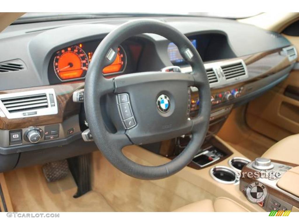 2008 7 Series 750Li Sedan - Jet Black / Beige photo #10