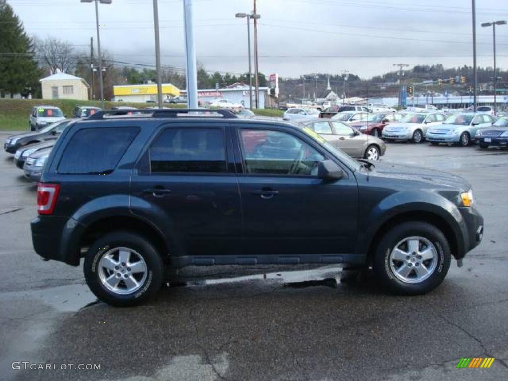 2009 Escape XLT V6 4WD - Black Pearl Slate Metallic / Stone photo #5