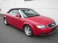 2005 Amulet Red Audi A4 1.8T Cabriolet  photo #16