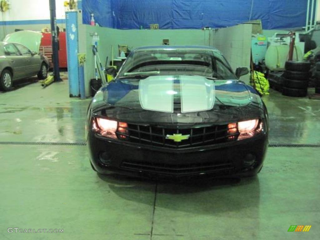 2010 Camaro LS Coupe - Black / Black photo #3