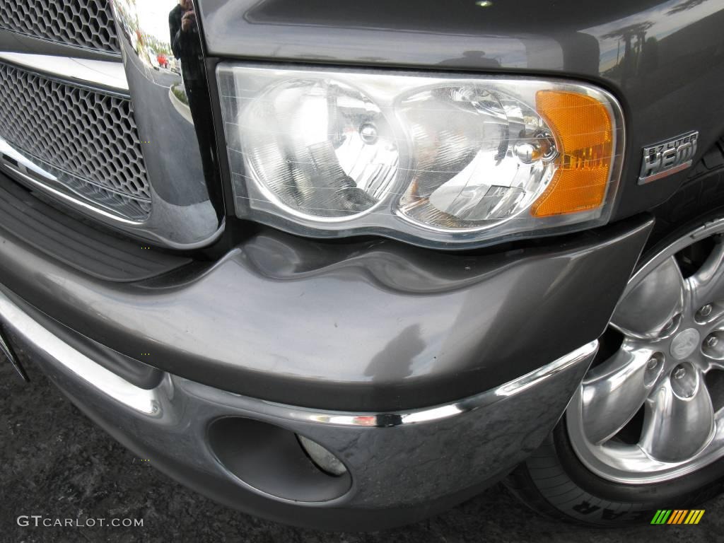 2002 Ram 1500 SLT Quad Cab - Graphite Metallic / Dark Slate Gray photo #4