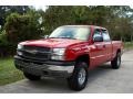 2003 Victory Red Chevrolet Silverado 1500 Extended Cab 4x4  photo #1