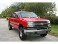 2003 Victory Red Chevrolet Silverado 1500 Extended Cab 4x4  photo #17