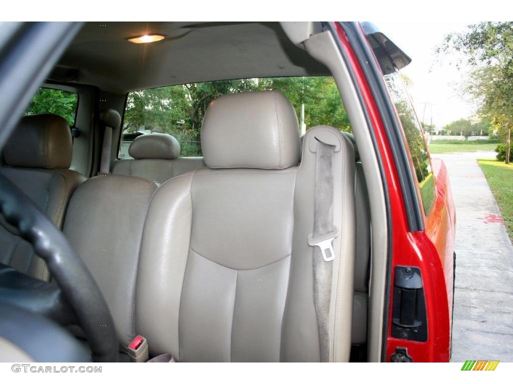 2003 Silverado 1500 Extended Cab 4x4 - Victory Red / Tan photo #39