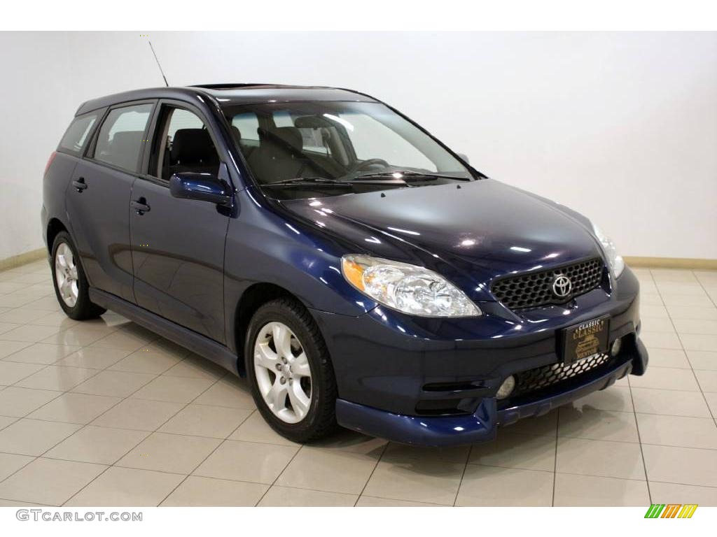 2003 Indigo Ink Blue Metallic Toyota Matrix Xrs 23093631