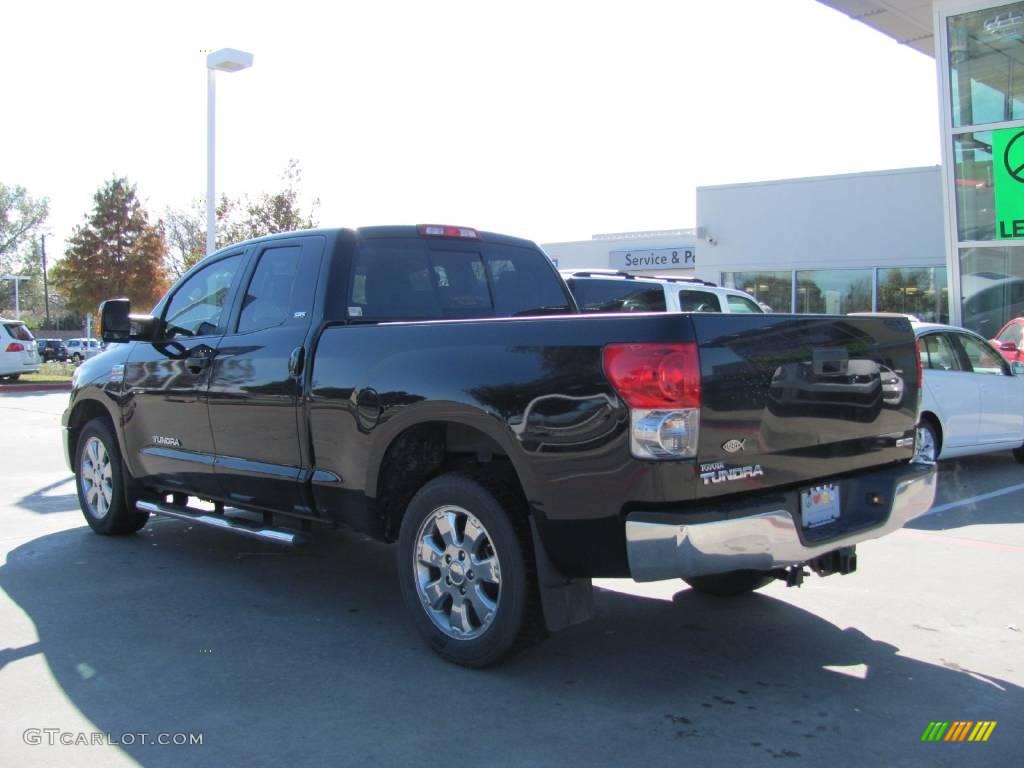 2007 Tundra Texas Edition Double Cab - Black / Beige photo #3