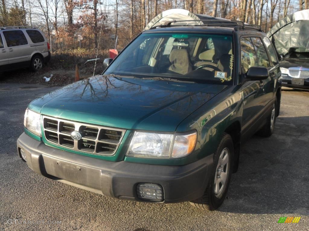 1999 Forester L - Acadia Green / Beige photo #2