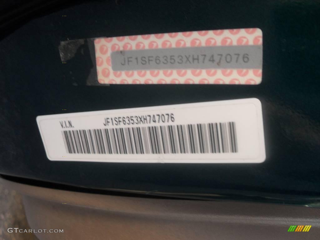 1999 Forester L - Acadia Green / Beige photo #17