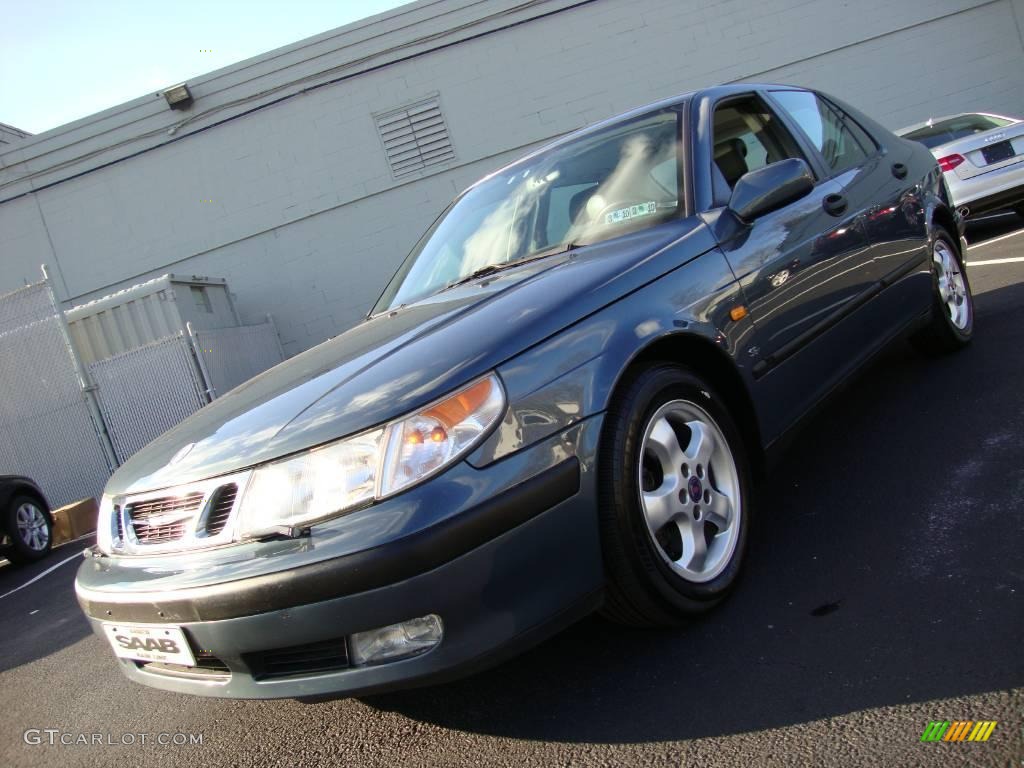 2000 9-5 SE V6t Sedan - Frost Grey Metallic / Medium Grey photo #2