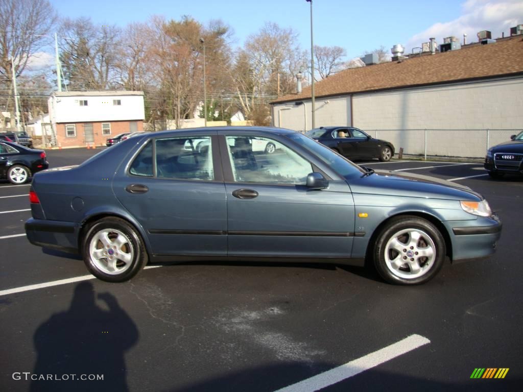 2000 9-5 SE V6t Sedan - Frost Grey Metallic / Medium Grey photo #6