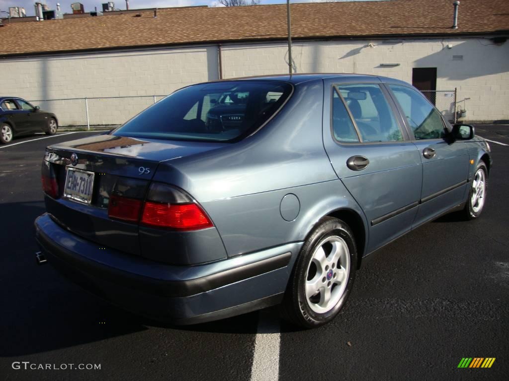 2000 9-5 SE V6t Sedan - Frost Grey Metallic / Medium Grey photo #7