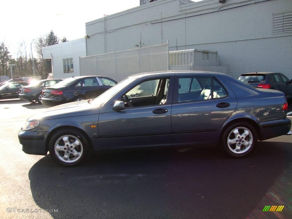 2000 9-5 SE V6t Sedan - Frost Grey Metallic / Medium Grey photo #10