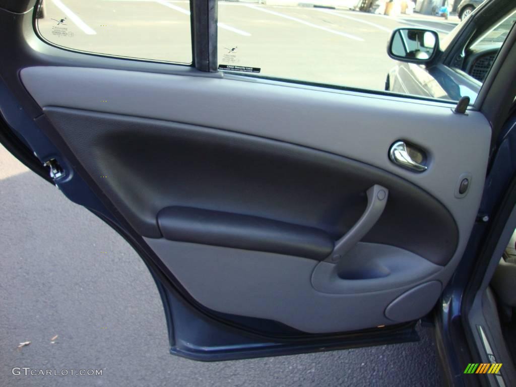 2000 9-5 SE V6t Sedan - Frost Grey Metallic / Medium Grey photo #20