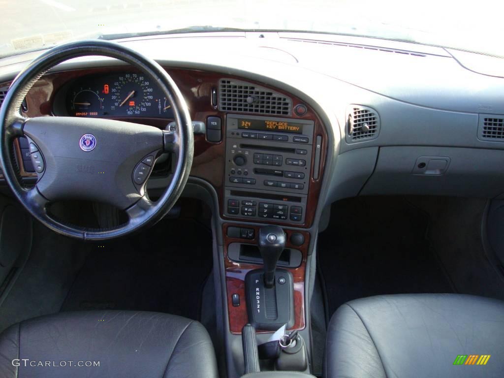 2000 9-5 SE V6t Sedan - Frost Grey Metallic / Medium Grey photo #28