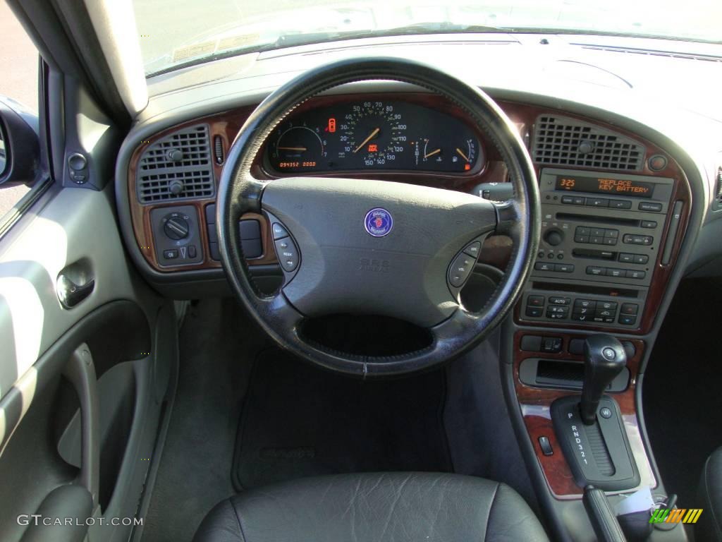 2000 9-5 SE V6t Sedan - Frost Grey Metallic / Medium Grey photo #29