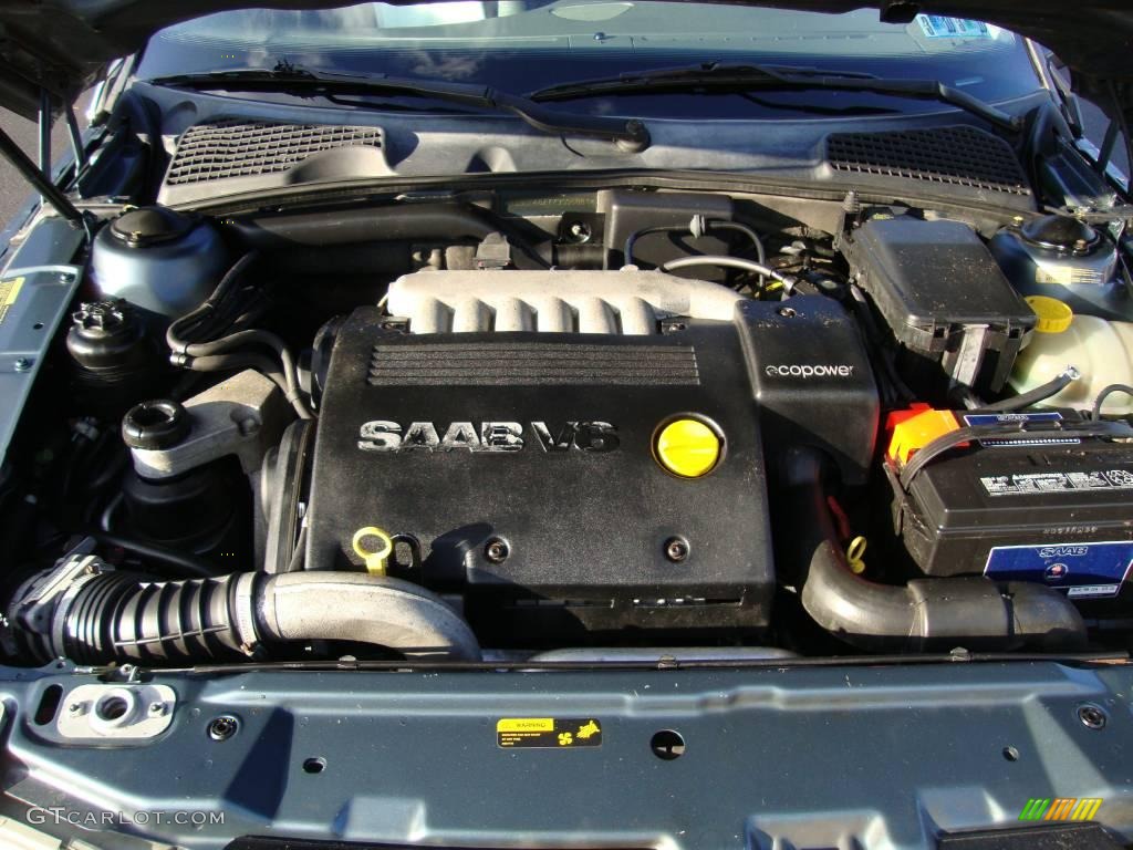 2000 9-5 SE V6t Sedan - Frost Grey Metallic / Medium Grey photo #32