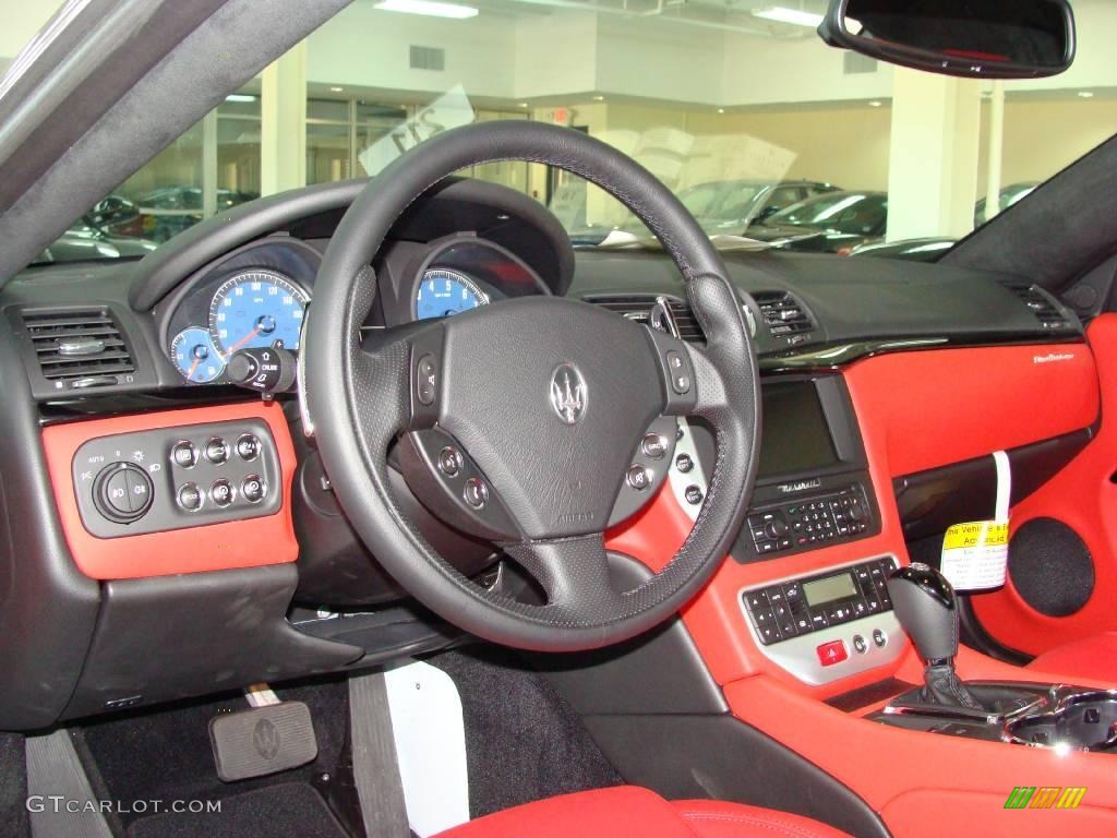 2009 Maserati GranTurismo Standard GranTurismo Model Rosso Corallo Dashboard Photo #23108631