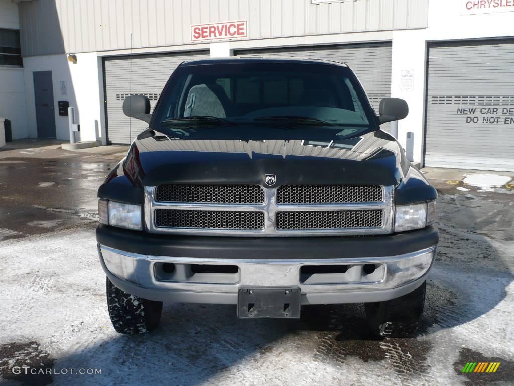 2000 Ram 2500 SLT Extended Cab 4x4 - Black / Agate photo #2