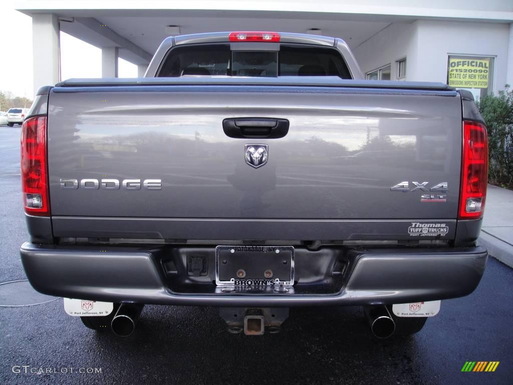 2004 Ram 1500 SLT Regular Cab 4x4 - Graphite Metallic / Dark Slate Gray photo #5