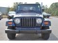 2001 Patriot Blue Pearl Jeep Wrangler Sport 4x4  photo #8