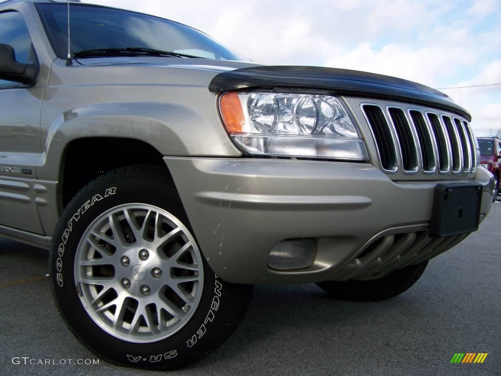 2003 Grand Cherokee Limited 4x4 - Light Pewter Metallic / Dark Slate Gray photo #2