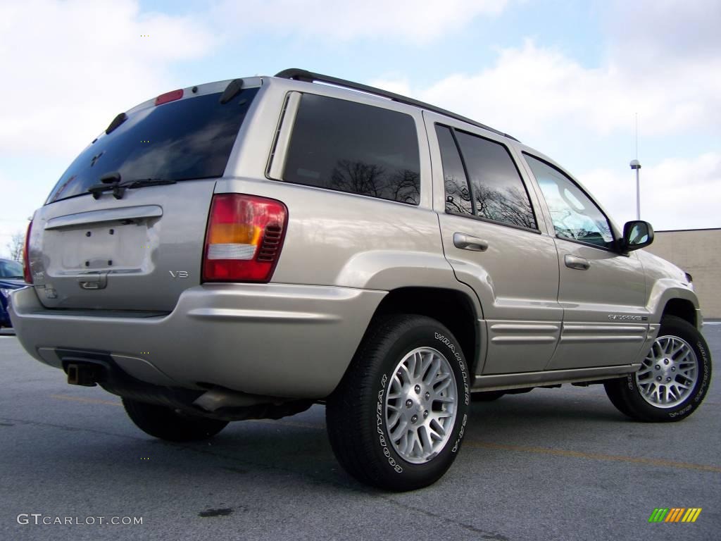 2003 Grand Cherokee Limited 4x4 - Light Pewter Metallic / Dark Slate Gray photo #7