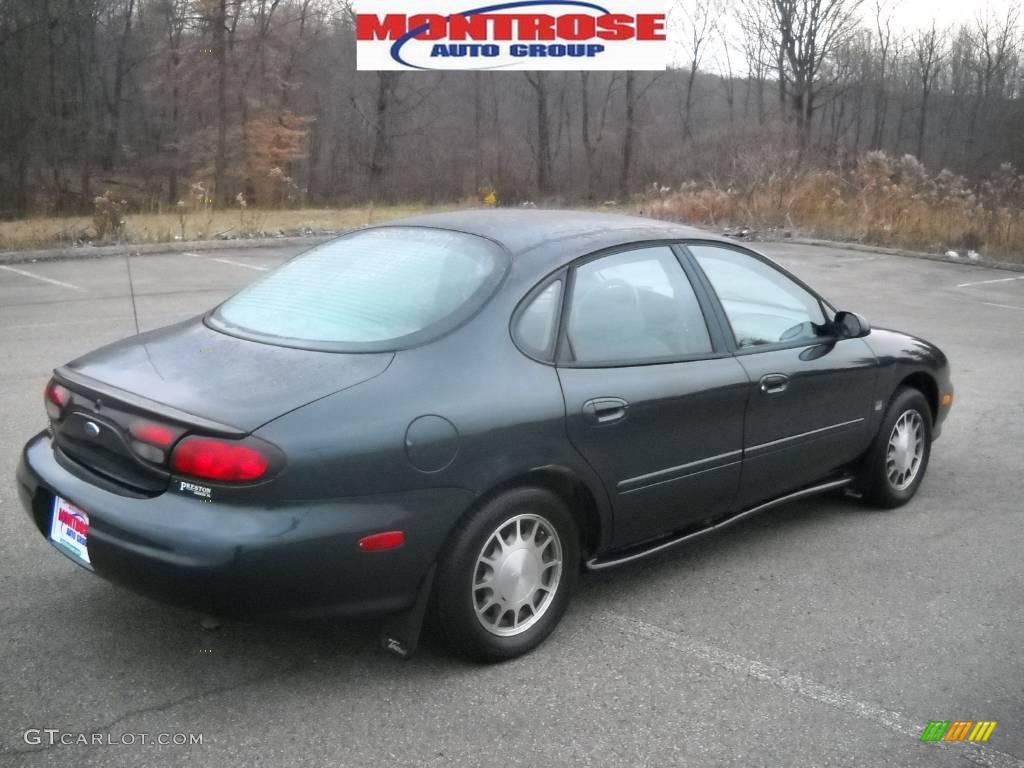 1998 Taurus SE - Dark Green Satin Metallic / Medium Graphite photo #2